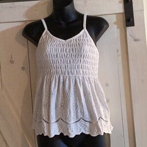 Urban Romanticcs White Eyelet top